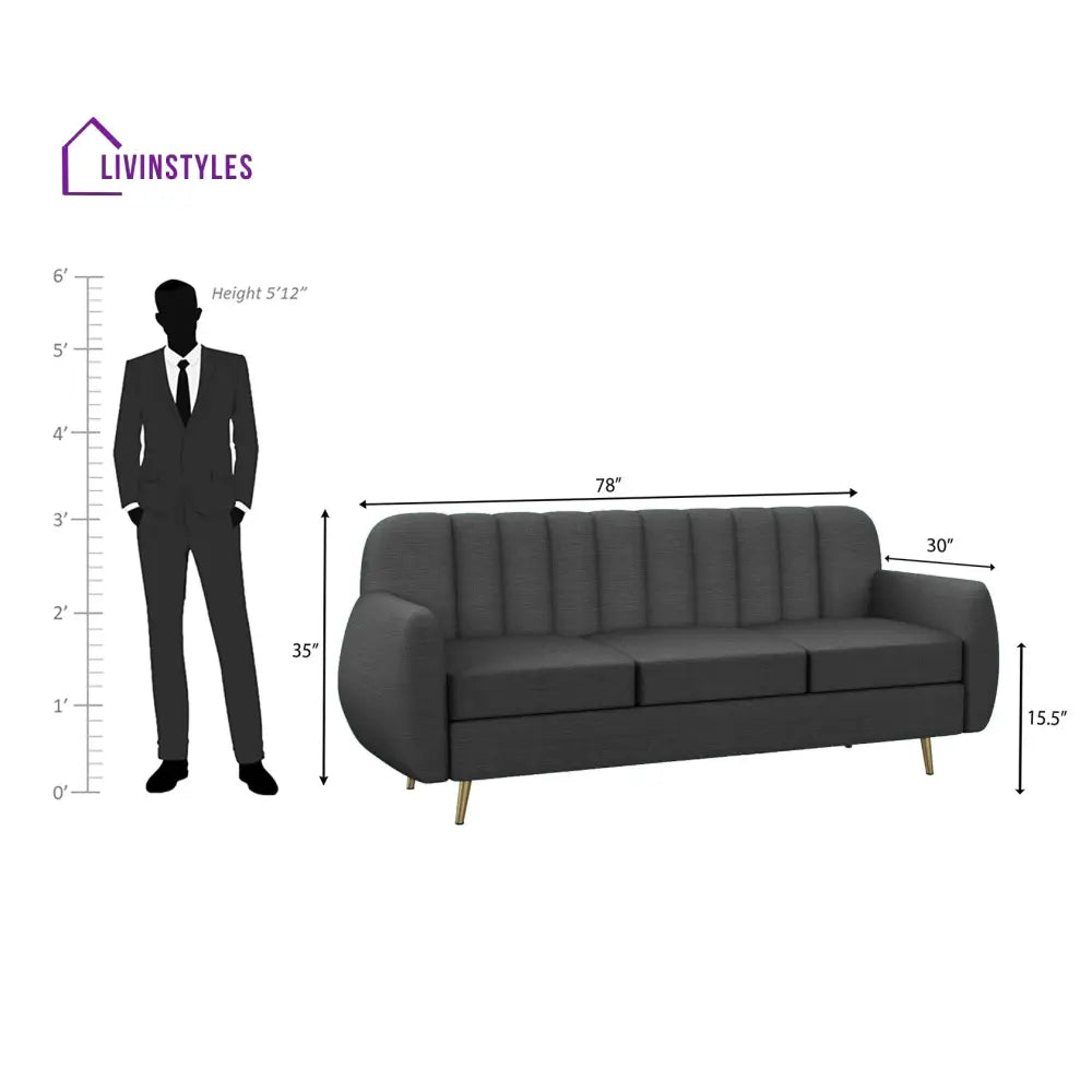 Rodion High Density Foam Sofa Set sofa