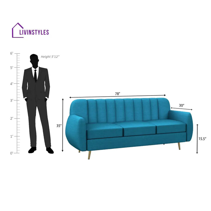 Rodion High Density Foam Sofa Set sofa