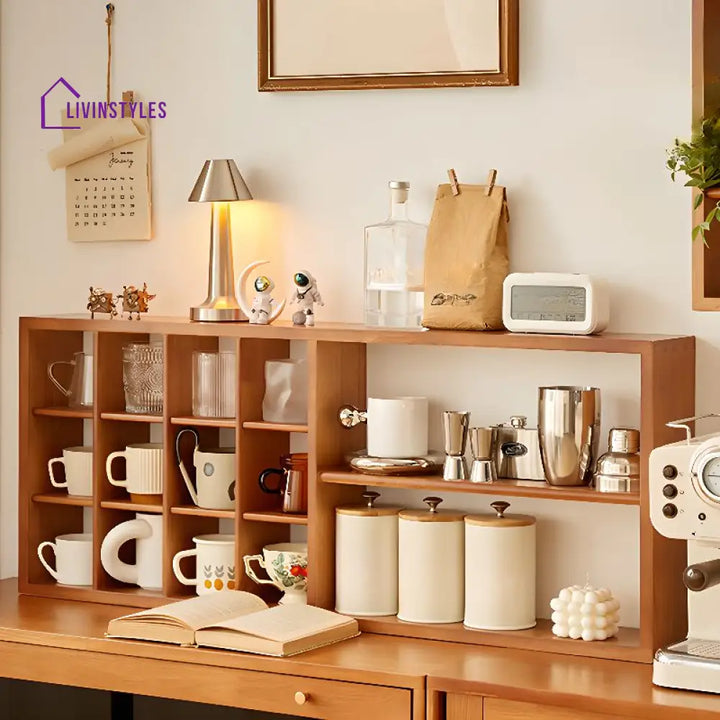 Rodion Solid Wood Storage Shelves | Kitchen Shelves