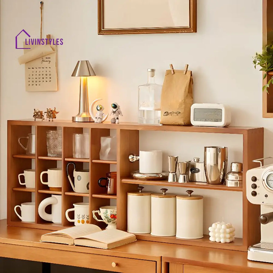 Rodion Solid Wood Storage Shelves | Kitchen Shelves