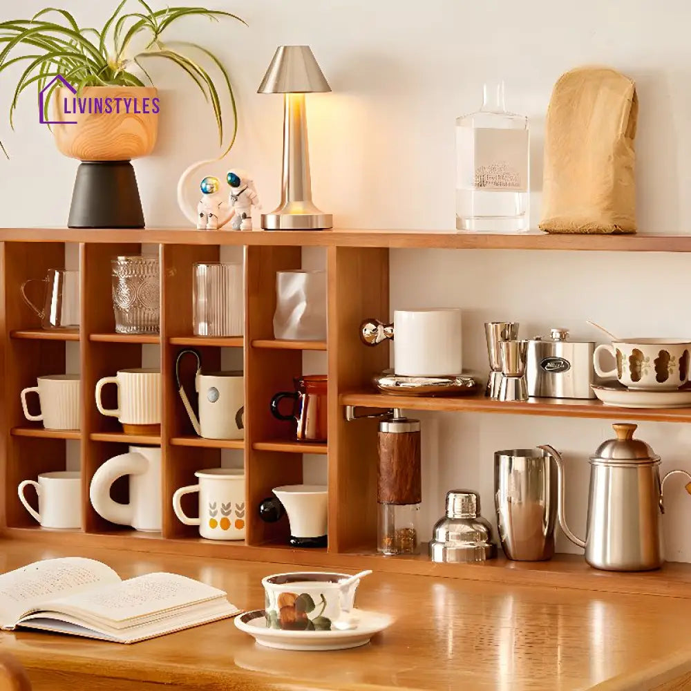 Rodion Solid Wood Storage Shelves | Kitchen Shelves