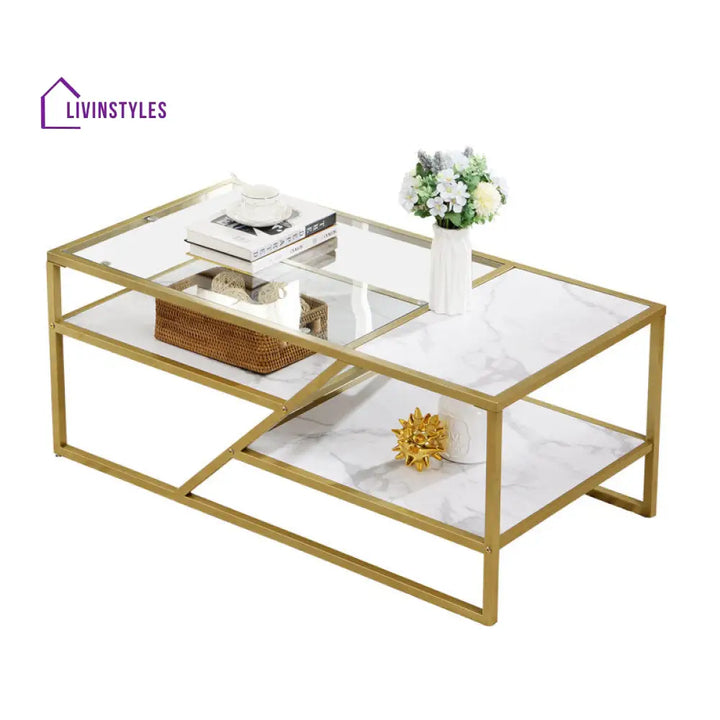 Rohan Metal Coffee Table For Living Room