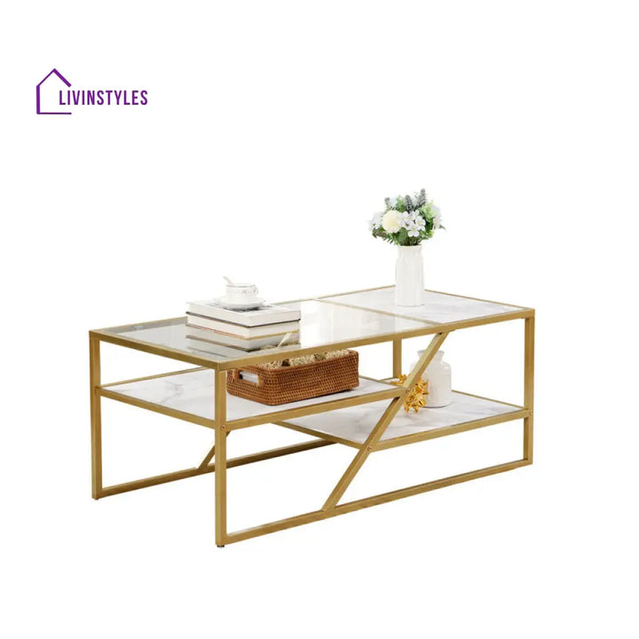 Rohan Metal Coffee Table For Living Room