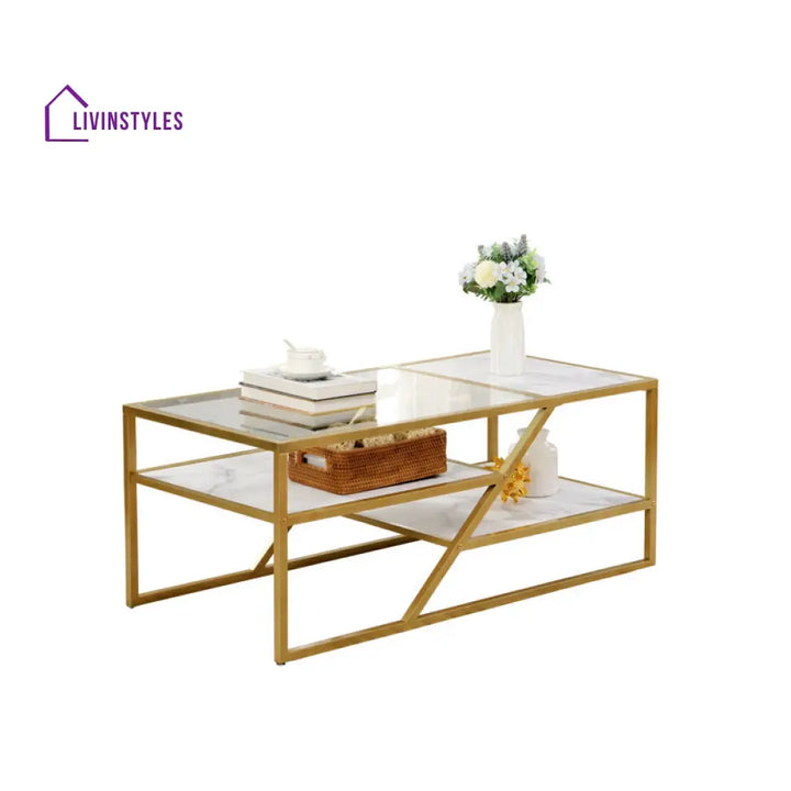 Rohan Metal Coffee Table For Living Room