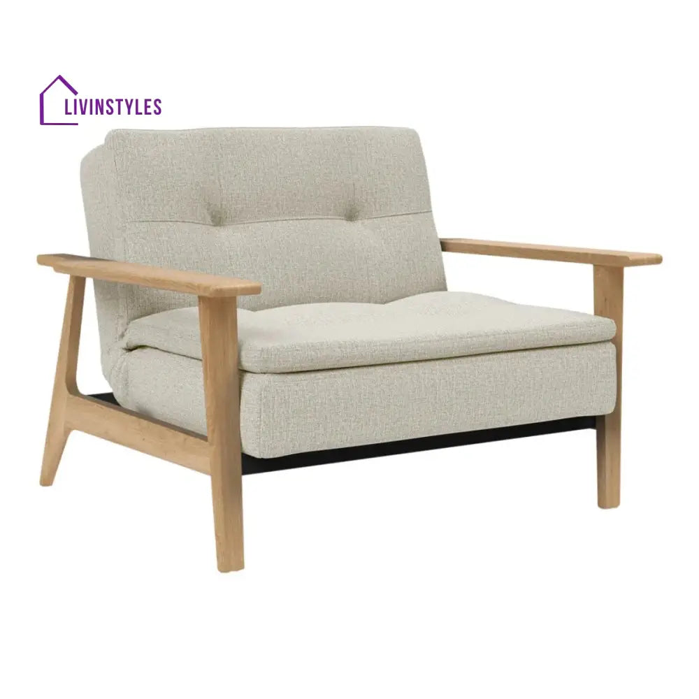 Adarsh Oak Wood Lounge Chair & Sofa