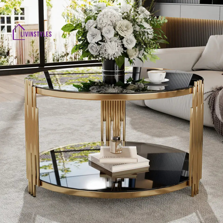 Rohit Metal Coffee Table For Living Room