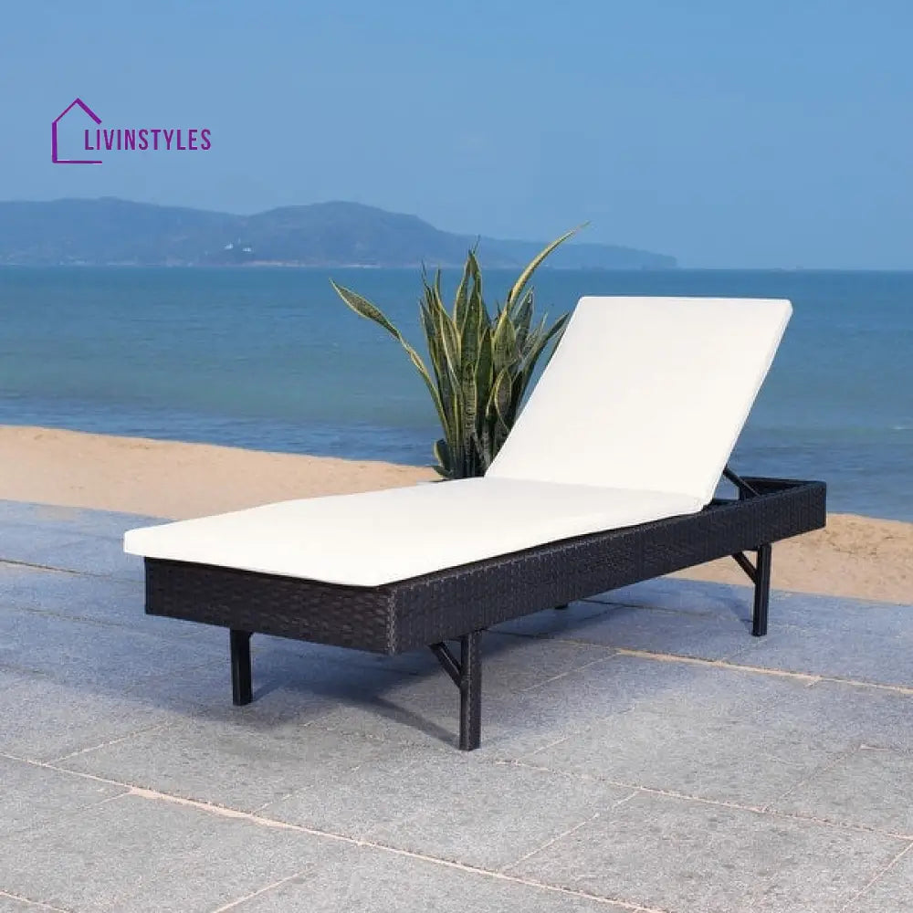 Rohit Outdoor Sun Lounger With Cushion
