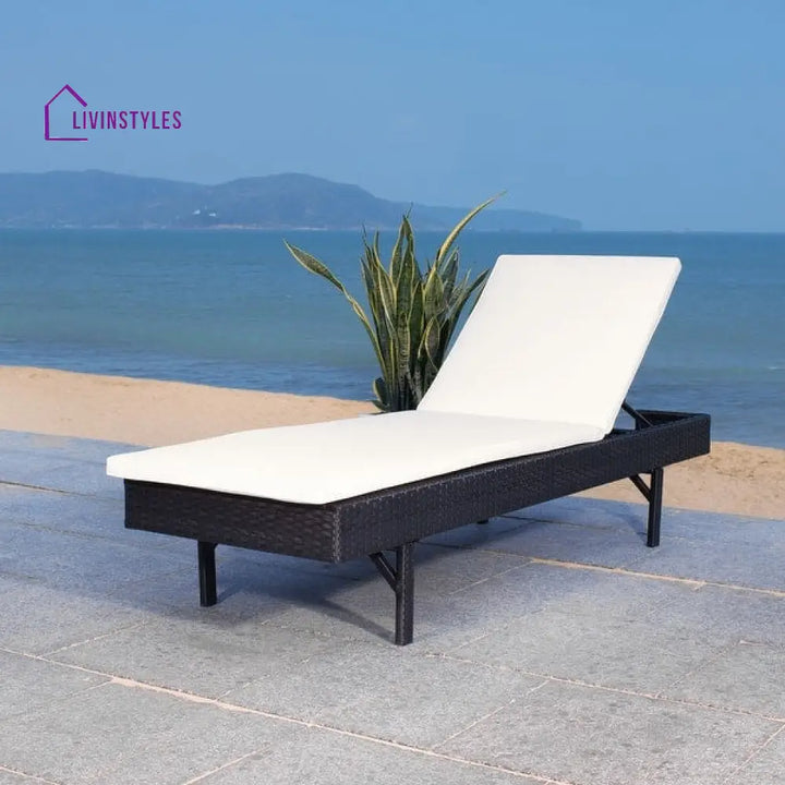 Rohit Outdoor Sun Lounger With Cushion