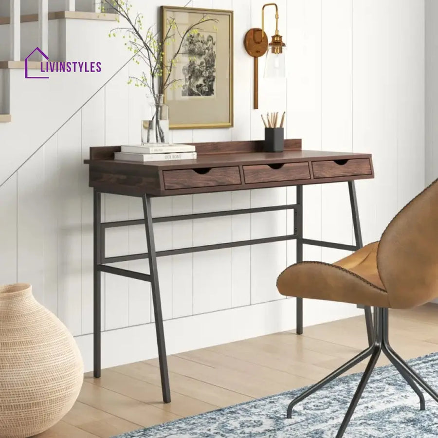 Roman Solid Sheesham Wood Study Table for Students