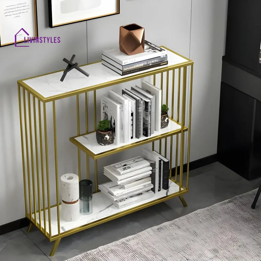 Roman Stainless Steel Console Table for Living Room