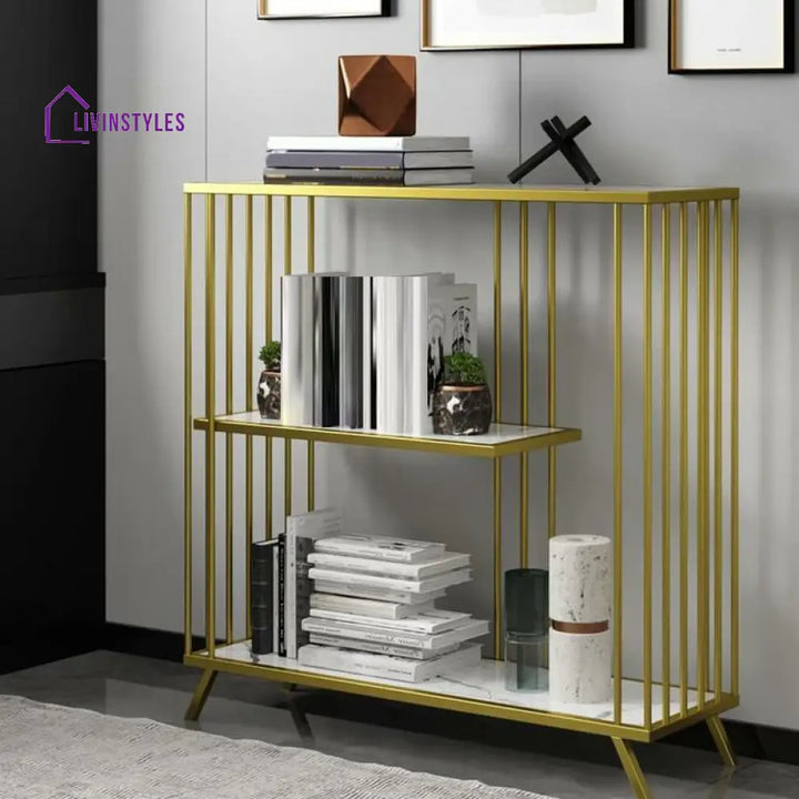 Roman Stainless Steel Console Table for Living Room