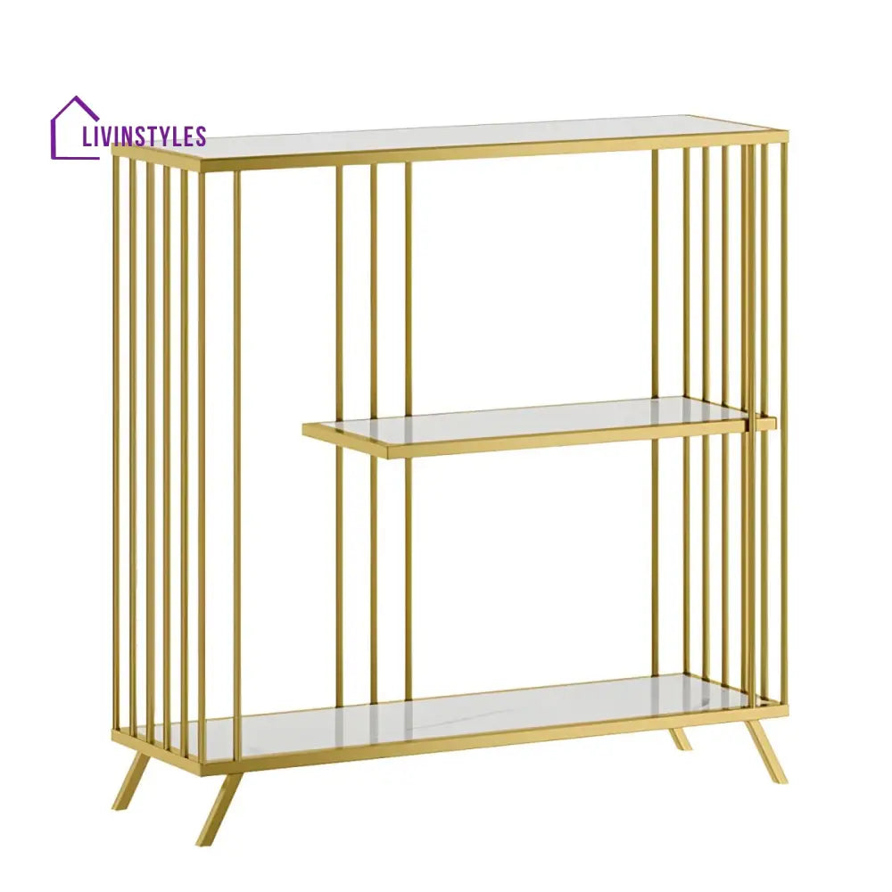 Roman Stainless Steel Console Table for Living Room