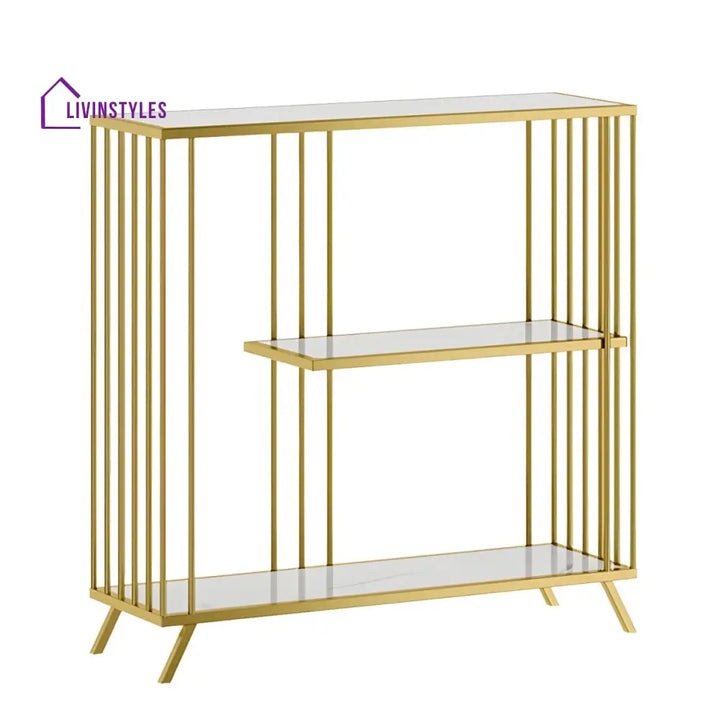 Roman Stainless Steel Console Table for Living Room