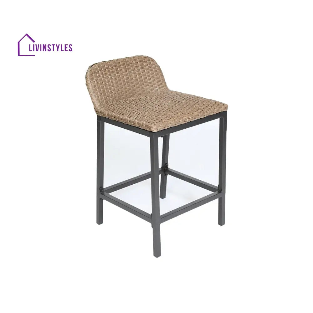 Romani Outdoor Patio Bar Sets 2 Chairs and 1 Table (Cream) - Bar Sets