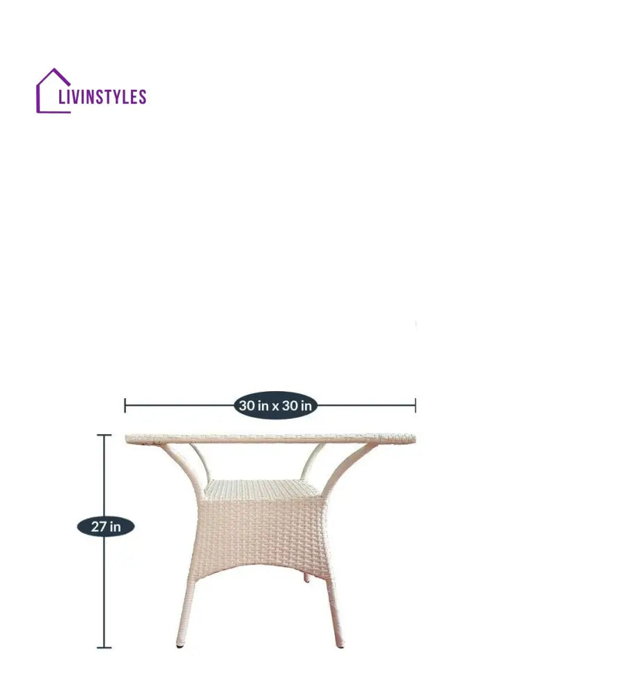 Romy Outdoor Patio Seating Set 2 Chairs and 1 Table Set - Coffee Table Sets