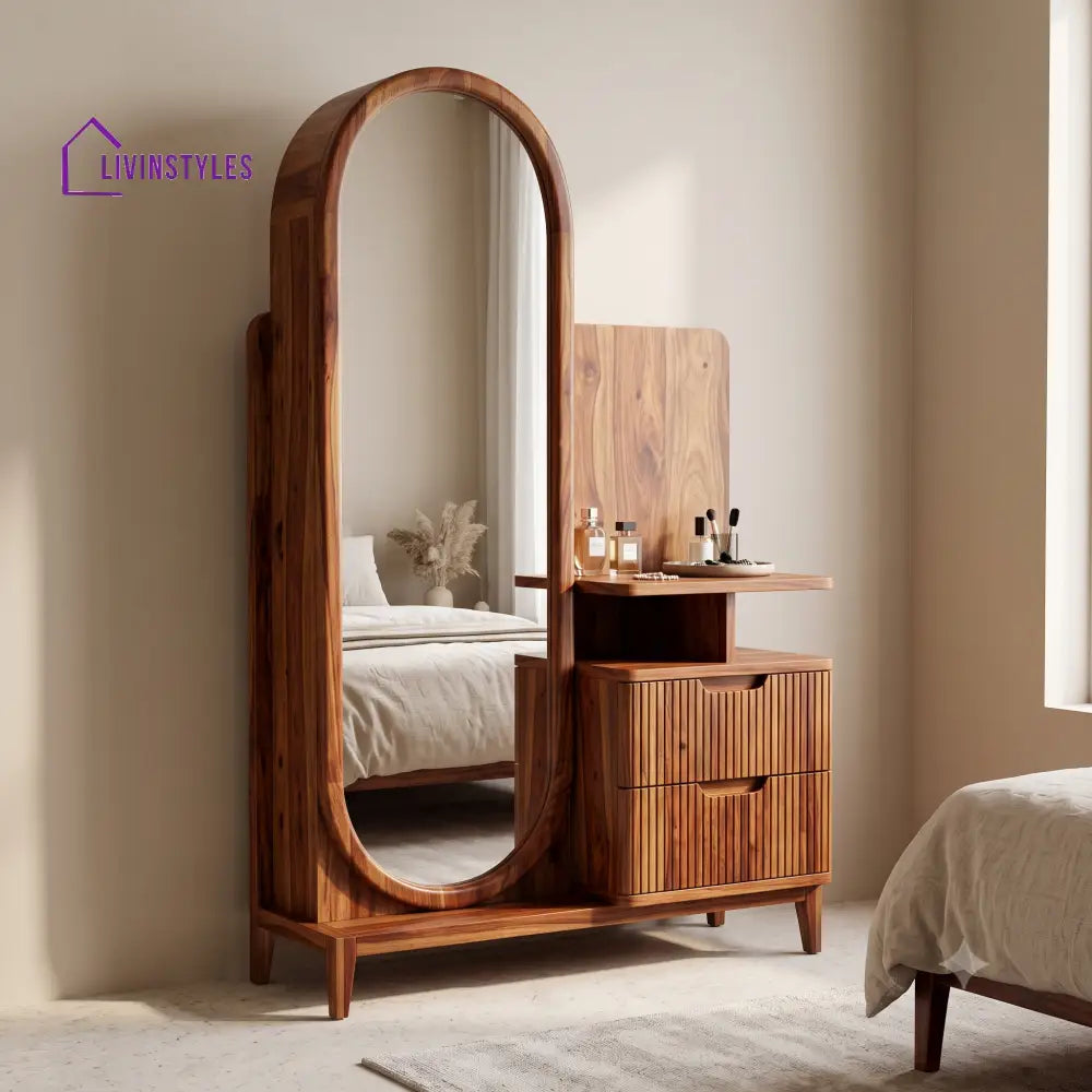Romy Premium Solid Wood Dressing Table for Bedroom | New Designer Dressing Unit