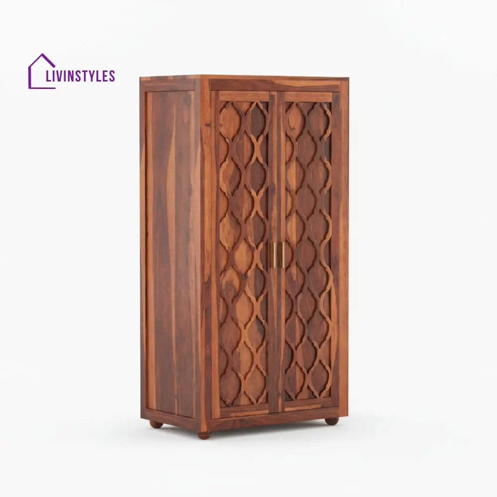 Rosa Sheesham Wood 3 door wardrobe