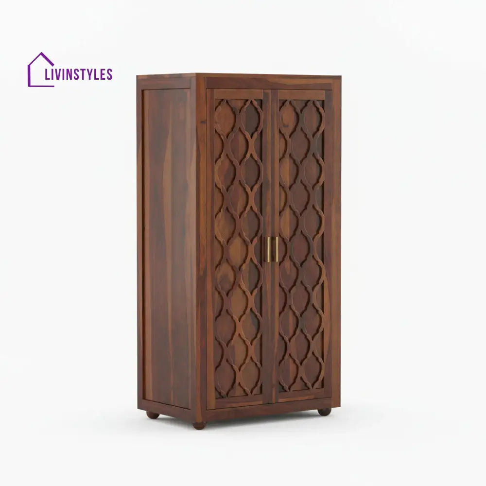 Rosa Sheesham Wood 3 door wardrobe