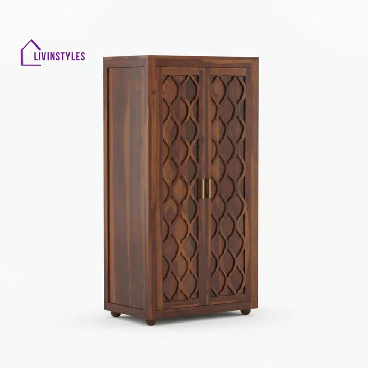 Rosa Sheesham Wood 3 door wardrobe