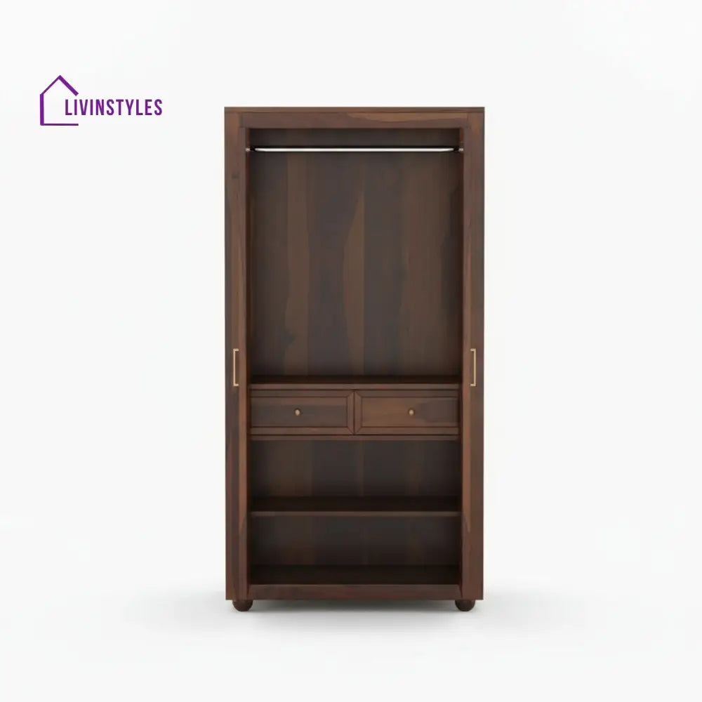 Rosa Sheesham Wood 3 door wardrobe