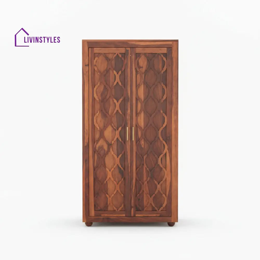 Rosa Sheesham Wood 3 door wardrobe