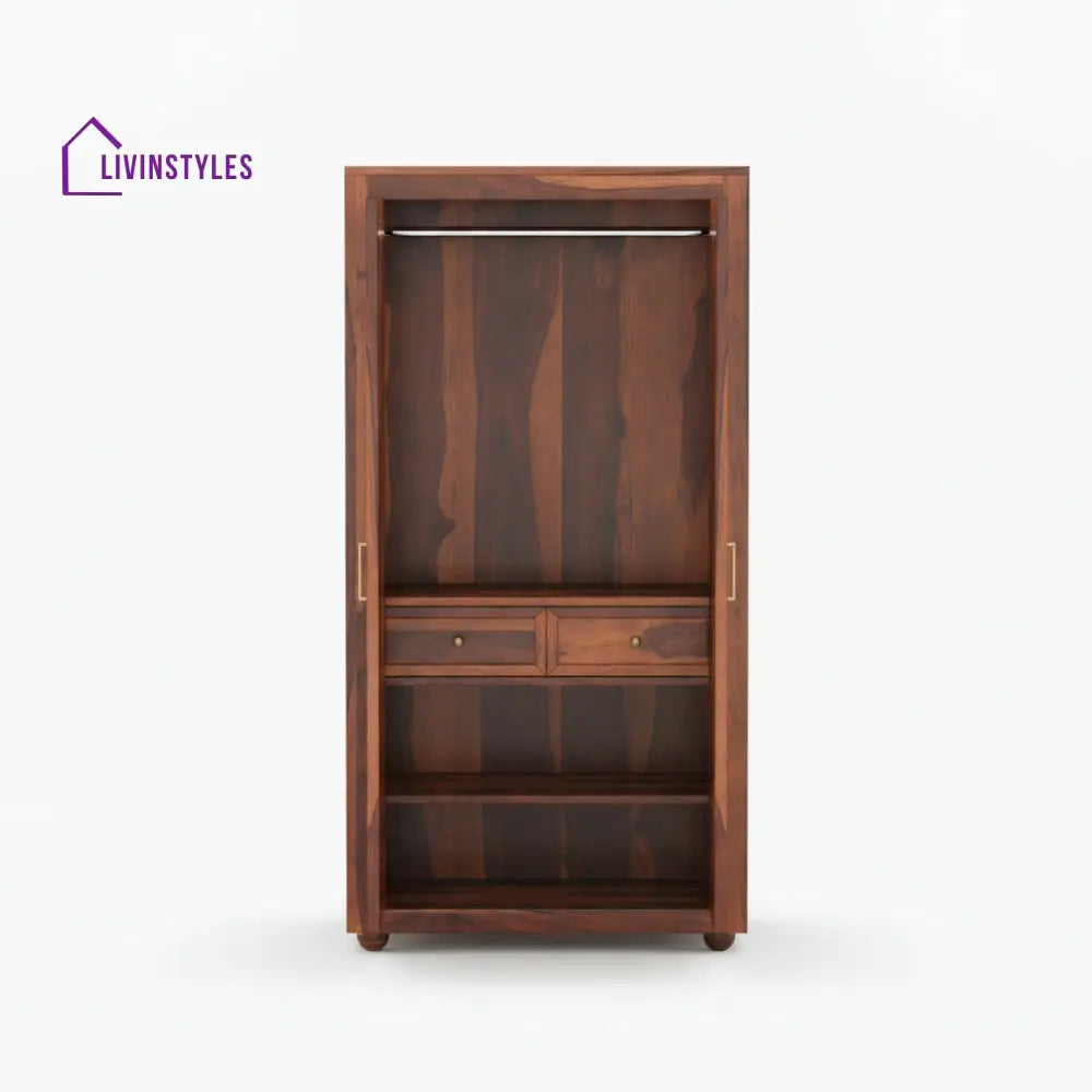 Rosa Sheesham Wood 3 door wardrobe