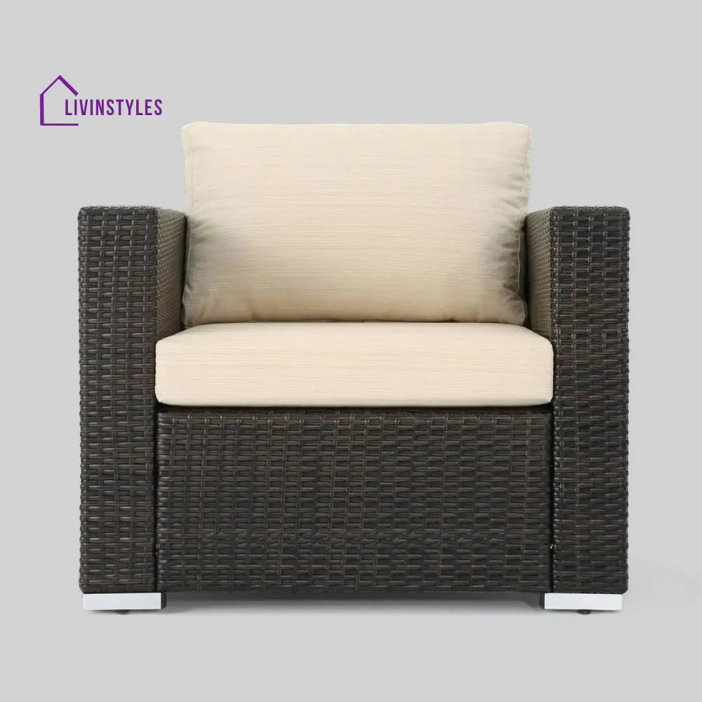 Rosamund Outdoor Rattan Wicker 8-Seater Sofa Set - Sofa Set