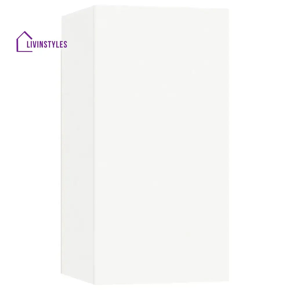 Rose Wall Mounted White Finish Tv Unit Stand for Living Room