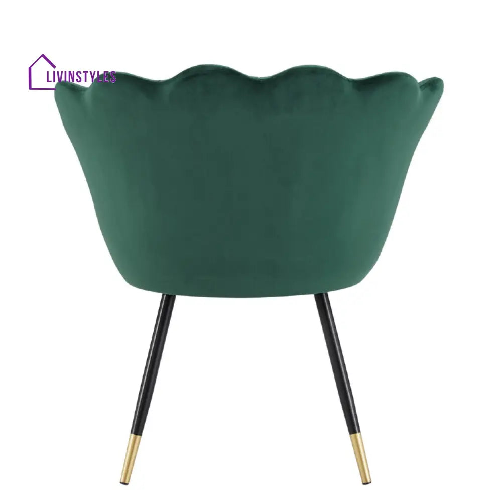 Roshika Metal and Fabric Arm Chair | Living Room Chair | Lounge Chair