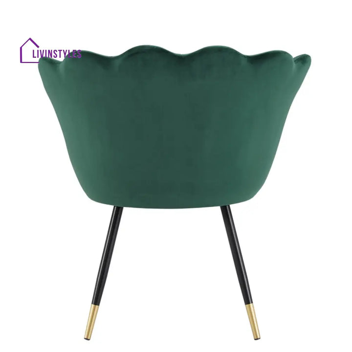 Roshika Metal and Fabric Arm Chair | Living Room Chair | Lounge Chair