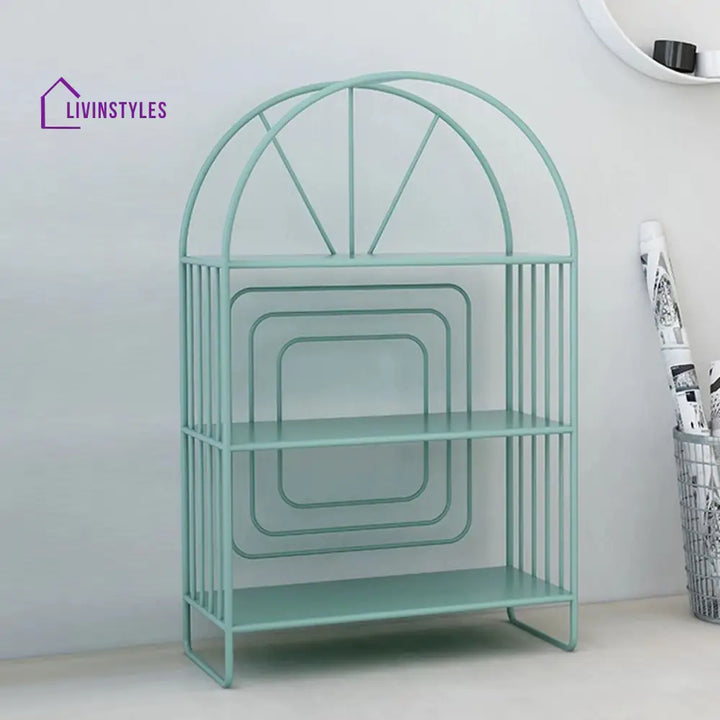 Rozaliya Stainless Steel Frame Bookshelves | Storage Shelves - Single Unit