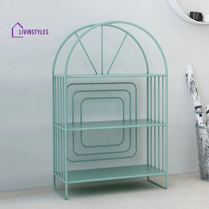 Rozaliya Stainless Steel Frame Bookshelves | Storage Shelves - Single Unit