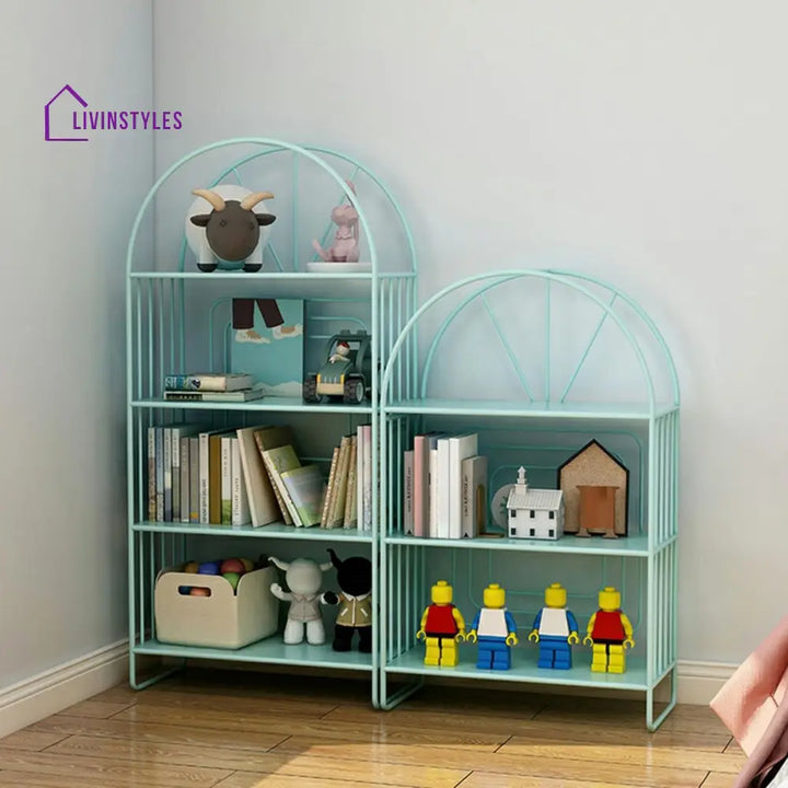 Rozaliya Stainless Steel Frame Bookshelves | Storage Shelves - Single Unit