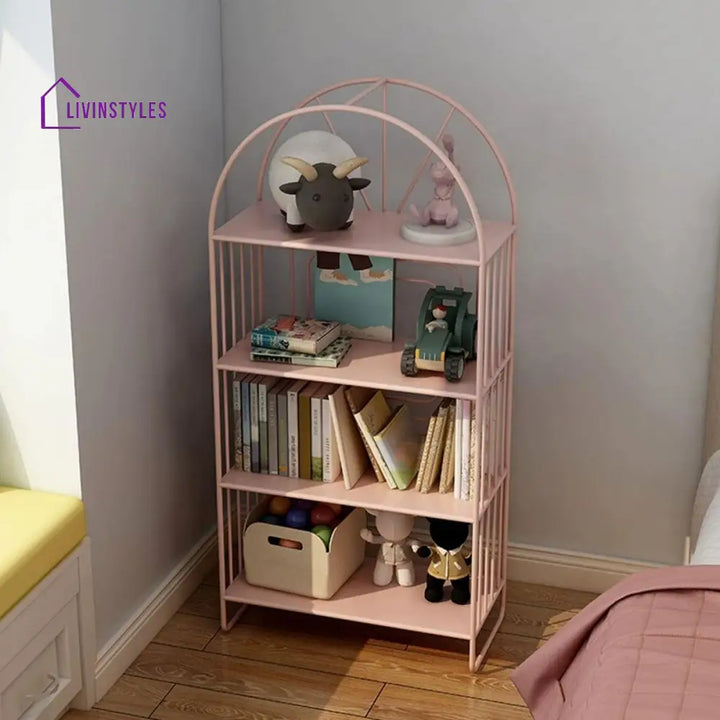 Rozaliya Stainless Steel Frame Bookshelves | Storage Shelves - Single Unit