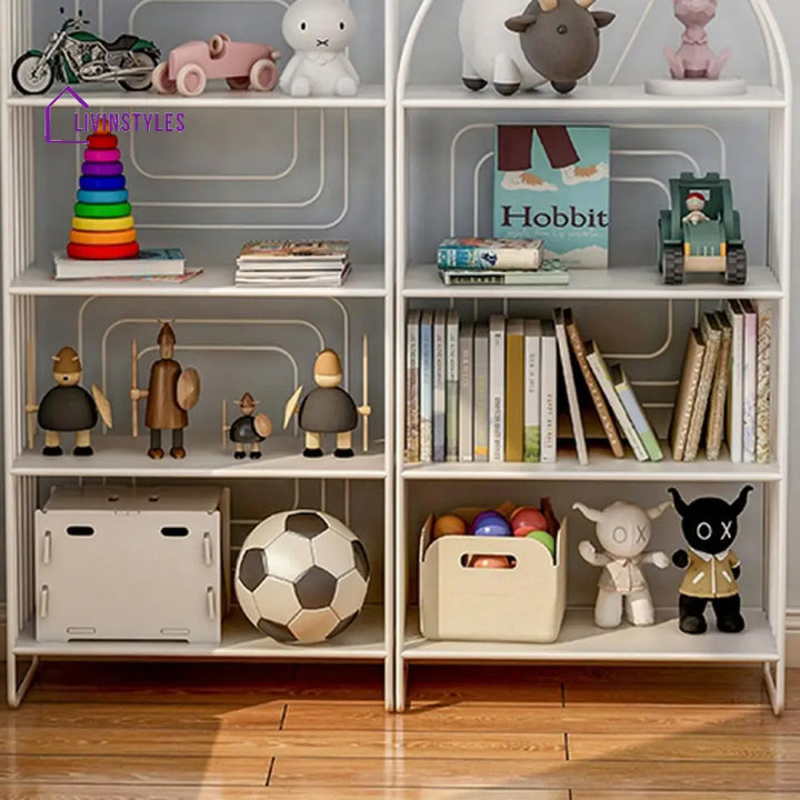 Rozaliya Stainless Steel Frame Bookshelves | Storage Shelves - Single Unit