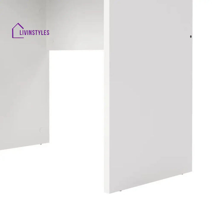 Rozaliya White Study Table for Students