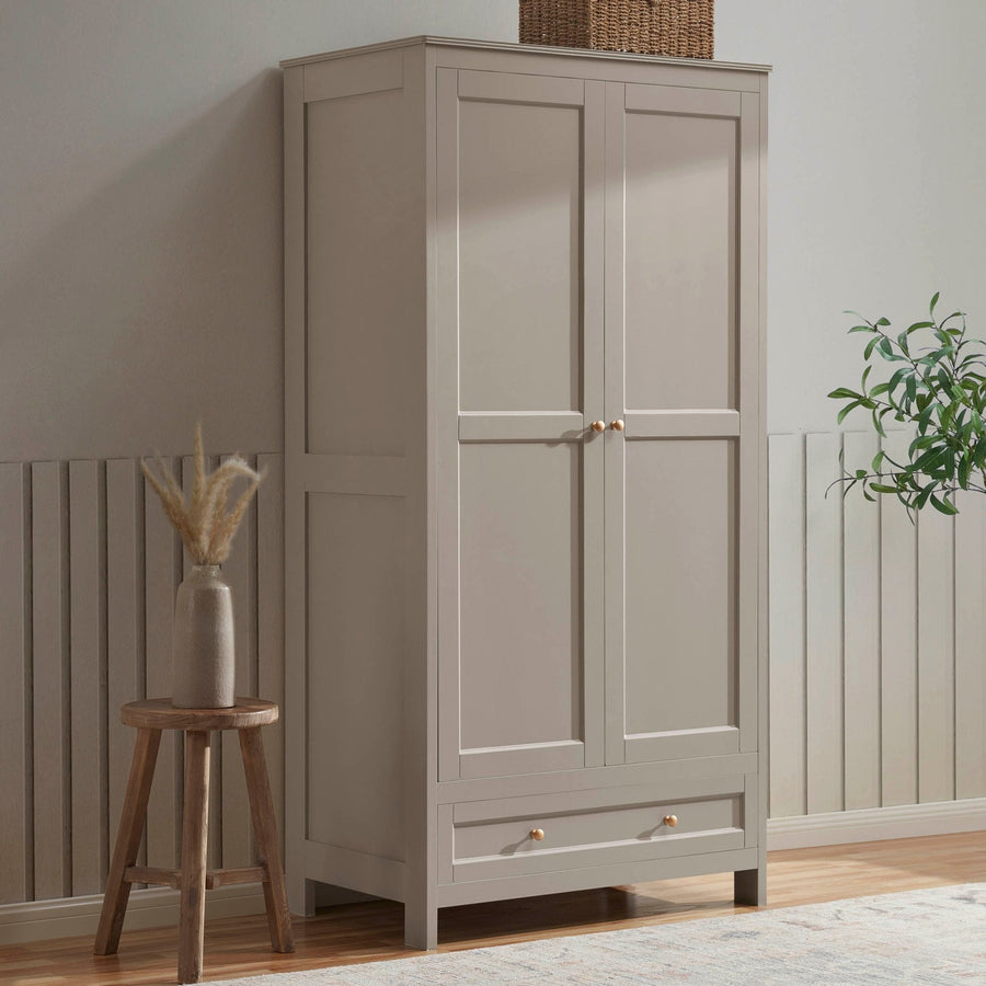 Agustín 2 Door Wardrobe with Drawer Wardrobe