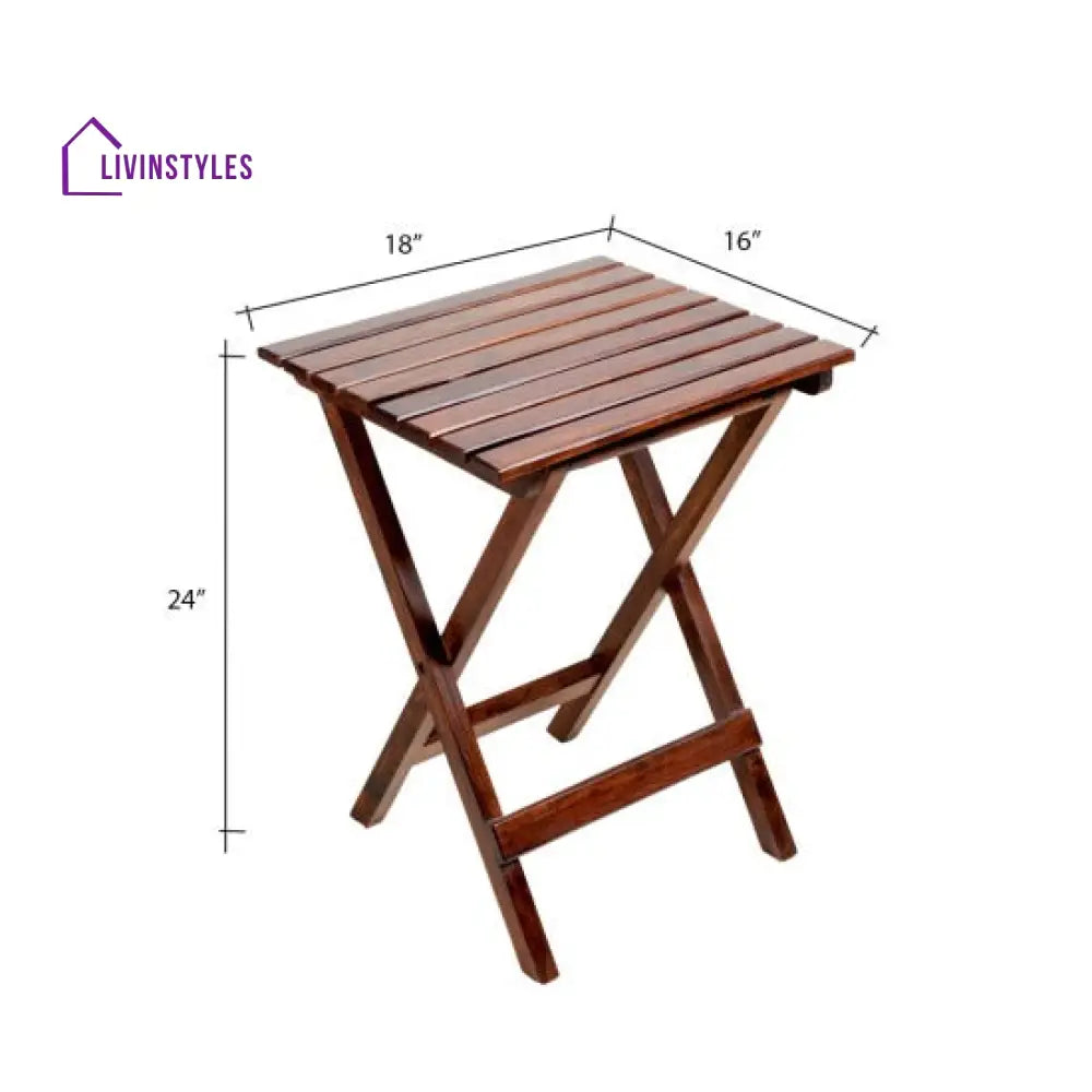 Ruchi Sheesham Wood Foldable Balcony Chairs