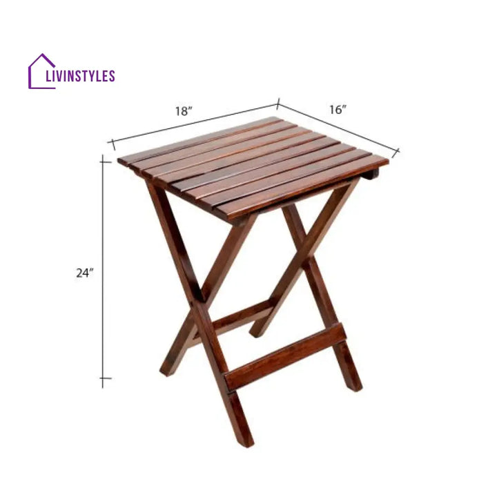 Ruchi Sheesham Wood Foldable Balcony Chairs
