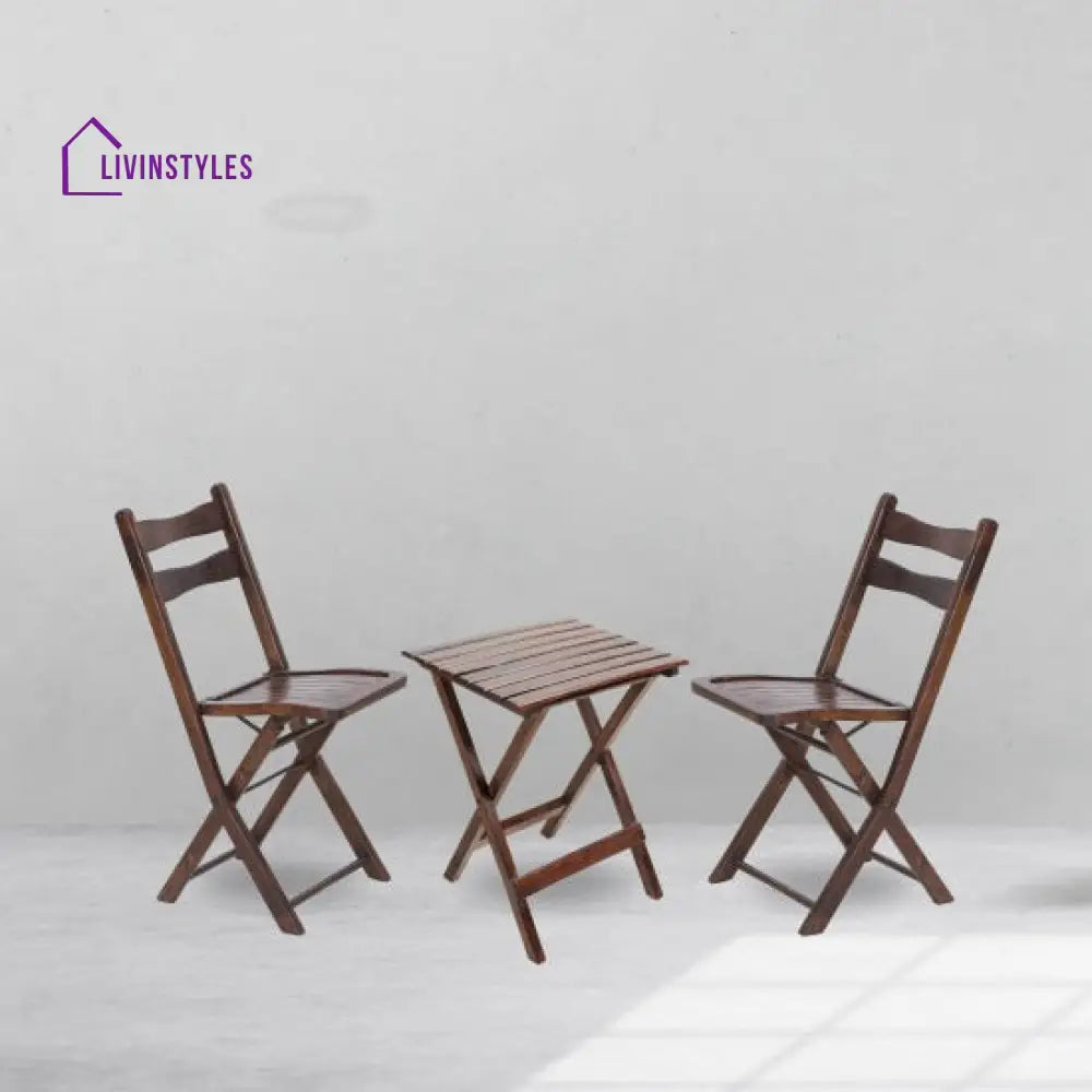 Ruchi Sheesham Wood Foldable Balcony Chairs