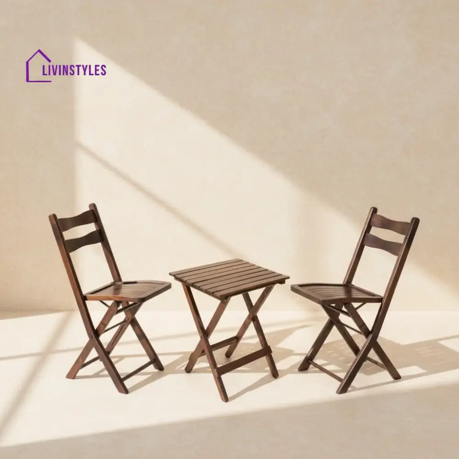 Ruchi Sheesham Wood Foldable Balcony Chairs
