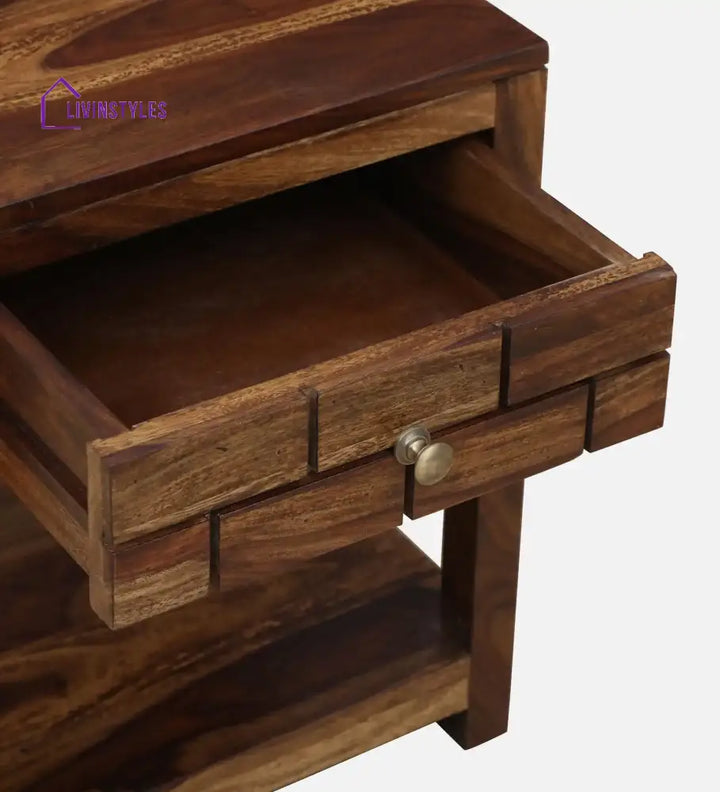 Rudra Solid Wood Side Table Bedroom Furniture Sets