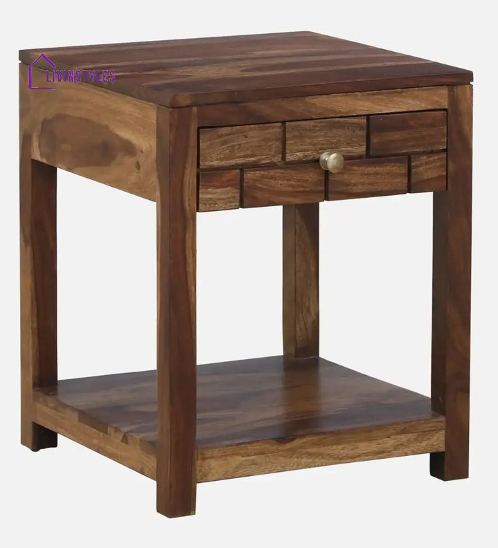 Rudra Solid Wood Side Table Bedroom Furniture Sets
