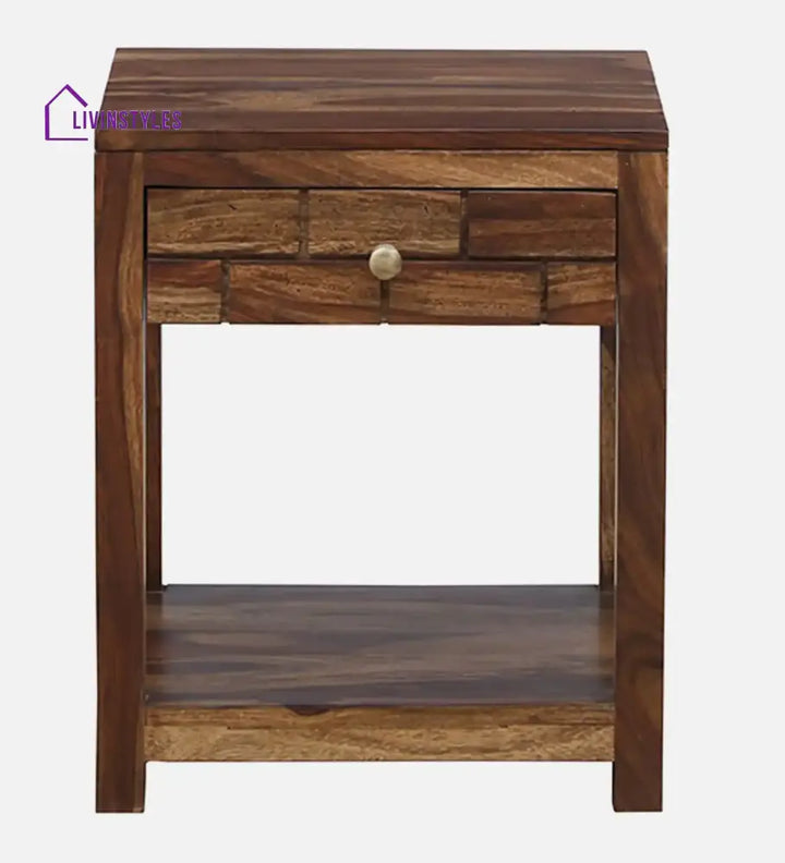Rudra Solid Wood Side Table Bedroom Furniture Sets