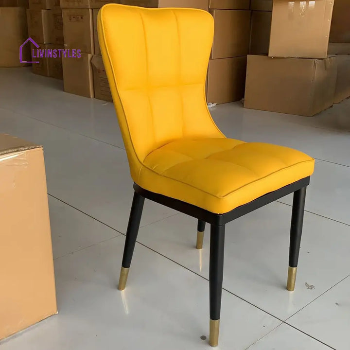 Rumeesa Metal Dining Chair | Stainless Steel