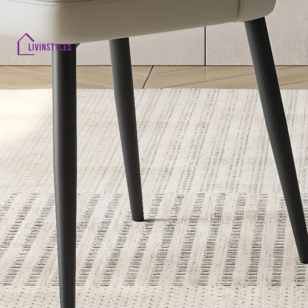 Rumeesa Metal Dining Chair | Stainless Steel