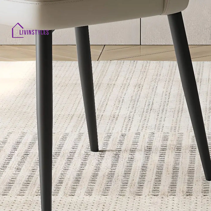 Rumeesa Metal Dining Chair | Stainless Steel