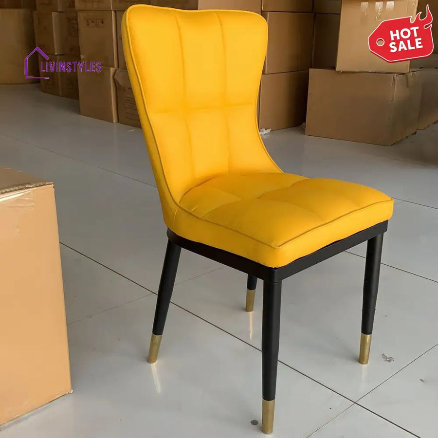 Rumeesa Metal Dining Chair | Stainless Steel