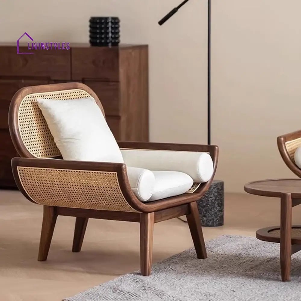 Rumeesa Solid Wood 3 Seater Sofa for Living Room