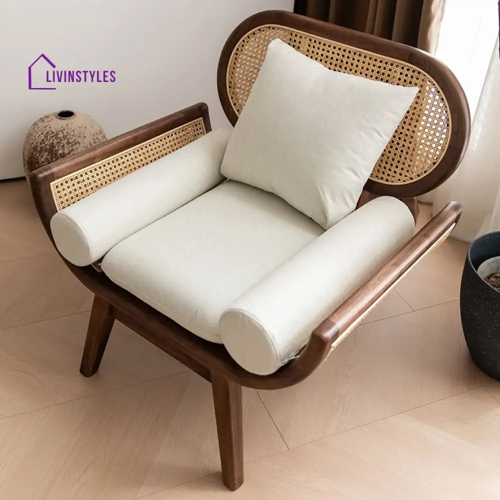 Rumeesa Solid Wood 3 Seater Sofa for Living Room